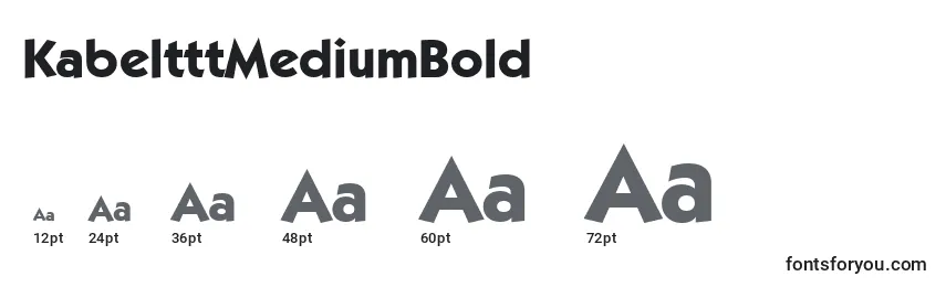 KabeltttMediumBold Font Sizes