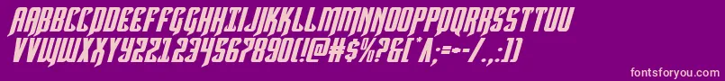 More about Hawkmoonexpandital Font Hawkmoonexpandital Font – Pink Fonts on Purple Background