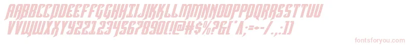 Hawkmoonexpandital Font – Pink Fonts on White Background