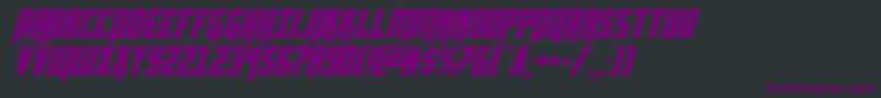 Подробнее о шрифте Hawkmoonexpandital Шрифт Hawkmoonexpandital – фиолетовые шрифты на чёрном фоне