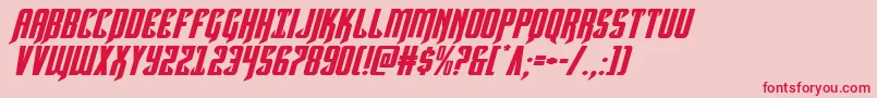 More about Hawkmoonexpandital Font Hawkmoonexpandital Font – Red Fonts on Pink Background