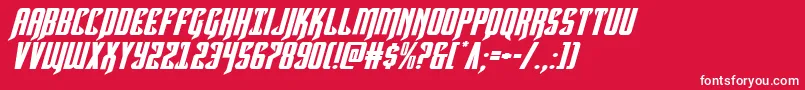 fuente Hawkmoonexpandital – Fuentes Blancas Sobre Fondo Rojo
