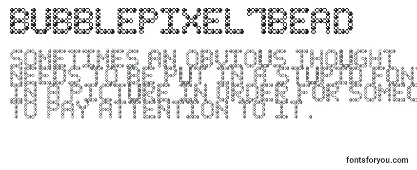 BubblePixel7Bead Font