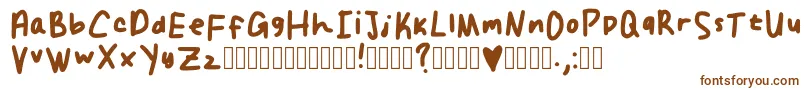 SunshinefolkRegular Font – Brown Fonts