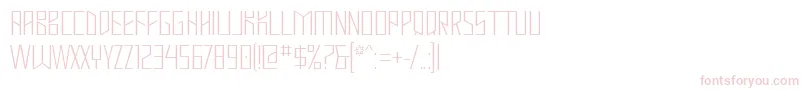 Mastodh Font – Pink Fonts on White Background