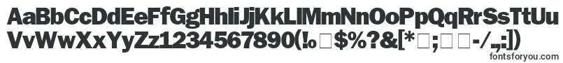FranklinGothicBlack Font – Sharp Fonts