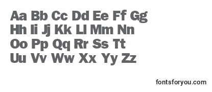 FranklinGothicBlack Font