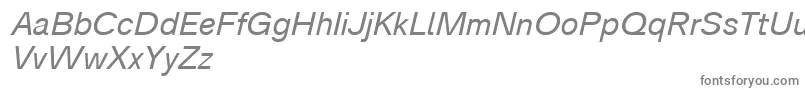 Analogue56oblique Font – Gray Fonts on White Background