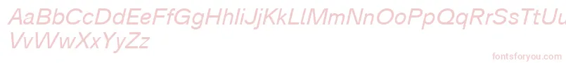 Analogue56oblique Font – Pink Fonts on White Background