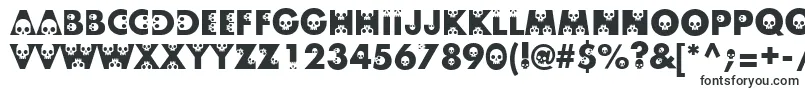 Шрифт Skullphabetone – шрифты для VK