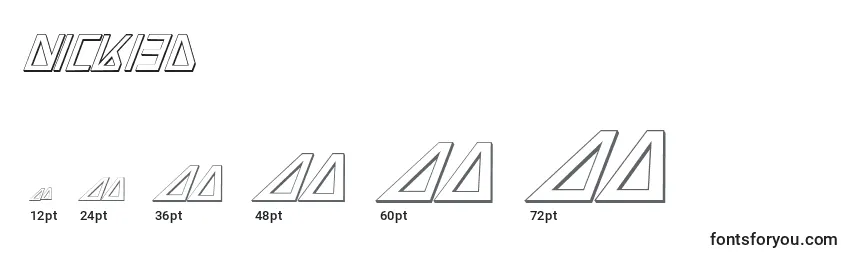 Nicki3D Font Sizes