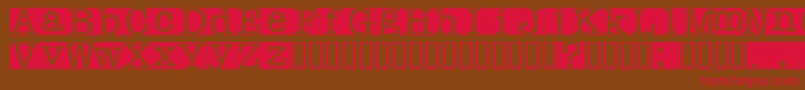 Más sobre la fuente Rubberst fuente Rubberst – Fuentes Rojas Sobre Fondo Marrón