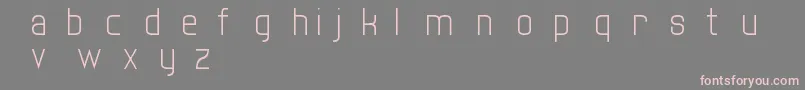TwentyOne Font – Pink Fonts on Gray Background