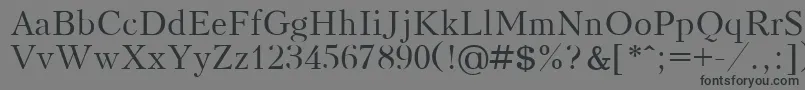 KudrashovPlain Font – Black Fonts on Gray Background