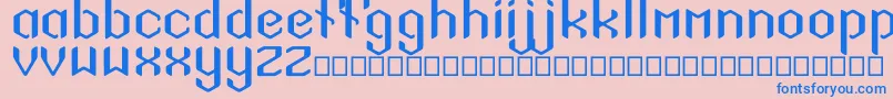 fuente SigilSans – Fuentes Azules Sobre Fondo Rosa