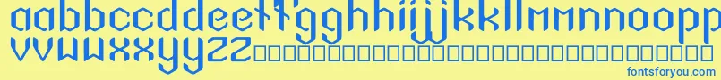 More about SigilSans Font SigilSans Font – Blue Fonts on Yellow Background