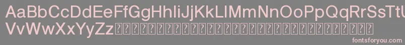 KelveticaNobis Font – Pink Fonts on Gray Background