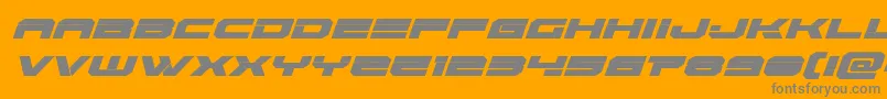 fuente Eridanusital – Fuentes Grises Sobre Fondo Naranja