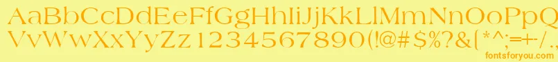More about AmidbNormal Font AmidbNormal Font – Orange Fonts on Yellow Background