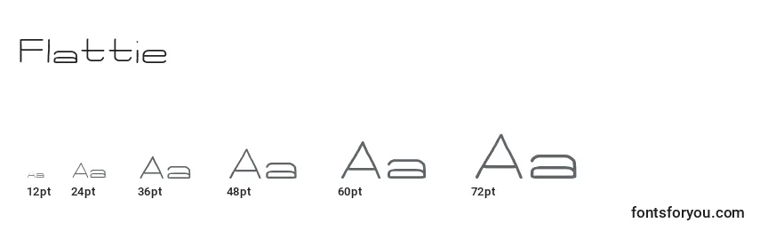 Flattie Font Sizes