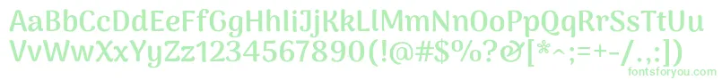 ArimamaduraiExtrabold Font – Green Fonts on White Background