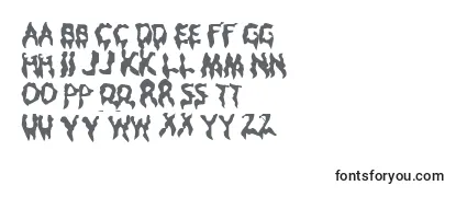 Schriftart DroopyPoopy