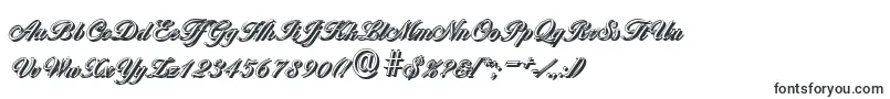 BallantinesshadowLightRegular-Schriftart – Buchstaben-Schriften