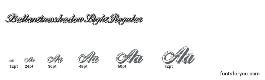 BallantinesshadowLightRegular Font Sizes
