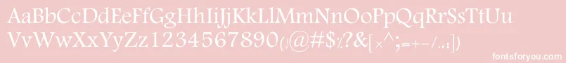 KKamran Font – White Fonts on Pink Background