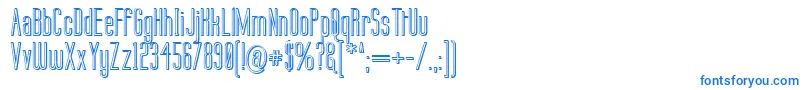 Labtop3D Font – Blue Fonts
