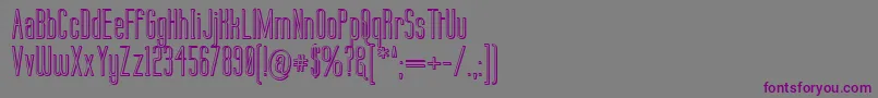 fuente Labtop3D – Fuentes Moradas Sobre Fondo Gris