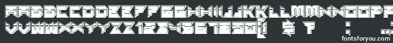 フォントSuggested3Dfilledgradient – 白い文字
