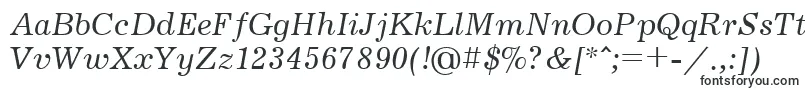 Jrn56C-fontti – Kursivoitu fontit