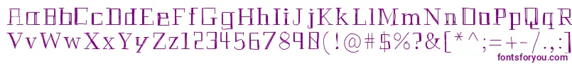 Historianpencil Font – Purple Fonts on White Background