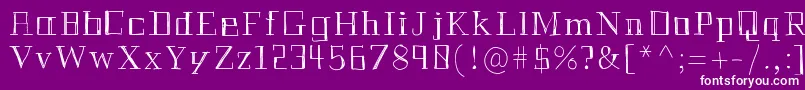 Historianpencil Font – White Fonts on Purple Background