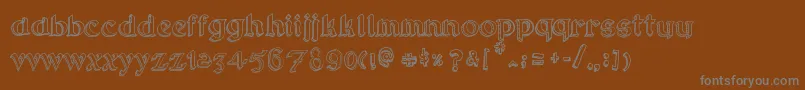 More about RotundaGeo Font RotundaGeo Font – Gray Fonts on Brown Background