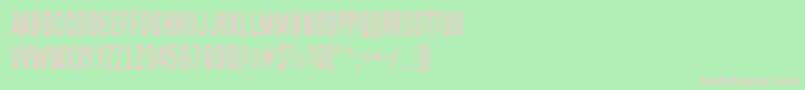 Piparivahtiperhonen Font – Pink Fonts on Green Background