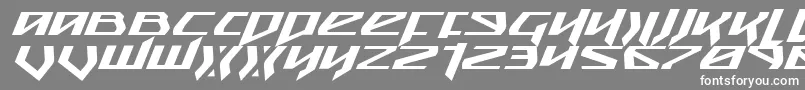 Snubfighterei Font – White Fonts on Gray Background