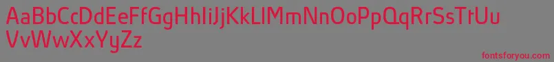 AbsolutProBookReduced Font – Red Fonts on Gray Background