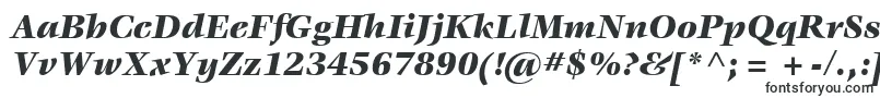 ItcVeljovicLtBlackItalic-fontti – esitysfontit