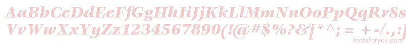 ItcVeljovicLtBlackItalic Font – Pink Fonts