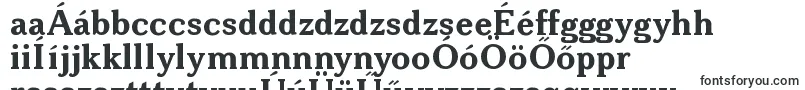 Шрифт BonoborgBold – венгерские шрифты