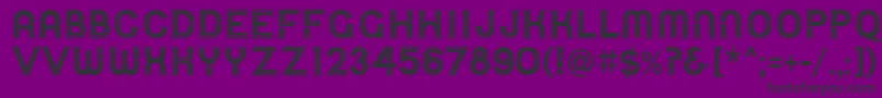 UrbanCircusDeco Font – Black Fonts on Purple Background