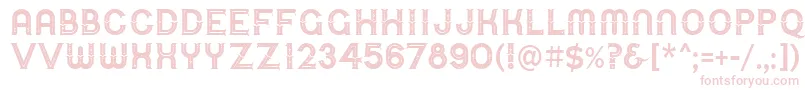 UrbanCircusDeco Font – Pink Fonts on White Background