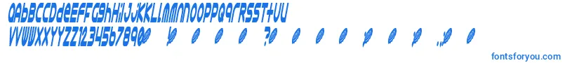 Astro868 Font – Blue Fonts on White Background