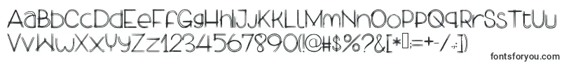 Шрифт MyLekpaGirlfriend – шрифты, начинающиеся на M