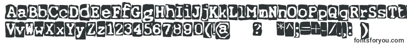 Шрифт ErnstRegularbackg – чёткие шрифты