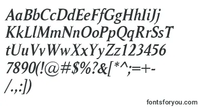 RagnarSemiboldItalic font – vertical Fonts