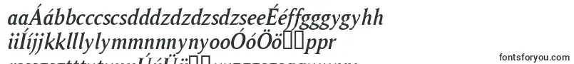 RagnarSemiboldItalic-fontti – unkarilaiset fontit