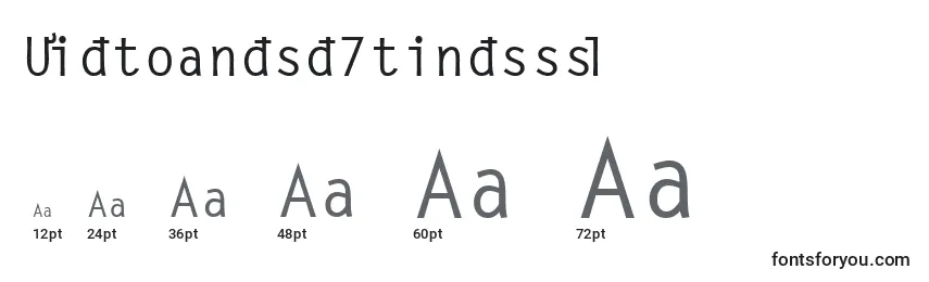 Vietnamese7timesssk Font Sizes